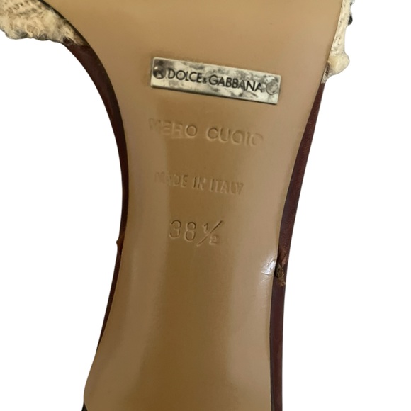 Dolce & Gabbana Sz:38.5 Women’s Heels - Picture 5 of 7